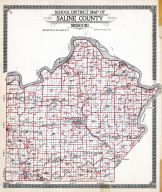 Saline County School District Map, Saline County 1916